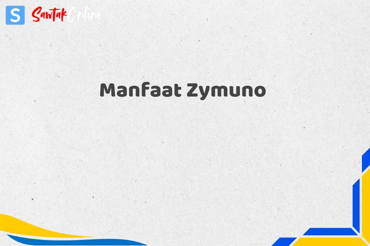 Manfaat Zymuno